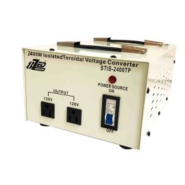 PAC 2400W Isolation Step Down Transformer | 240V to 100V & 120V Toroidal Voltage Converter (USA & Japan to Australia)