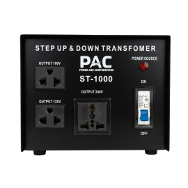PAC 1000W Universal Step Up & Step-Down Voltage Transformer 240V -110V/120V/100V and 110V/120V/100V To 240V USA/Japan/Europe Power Converter