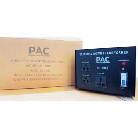 PAC 5000W Heavy Duty Universal Step Up & Step Down Transformer | 240V to 110V/100V and 110V/120V/100V To 240V USA/Japan/Canada/Europe/Australia Power Converter